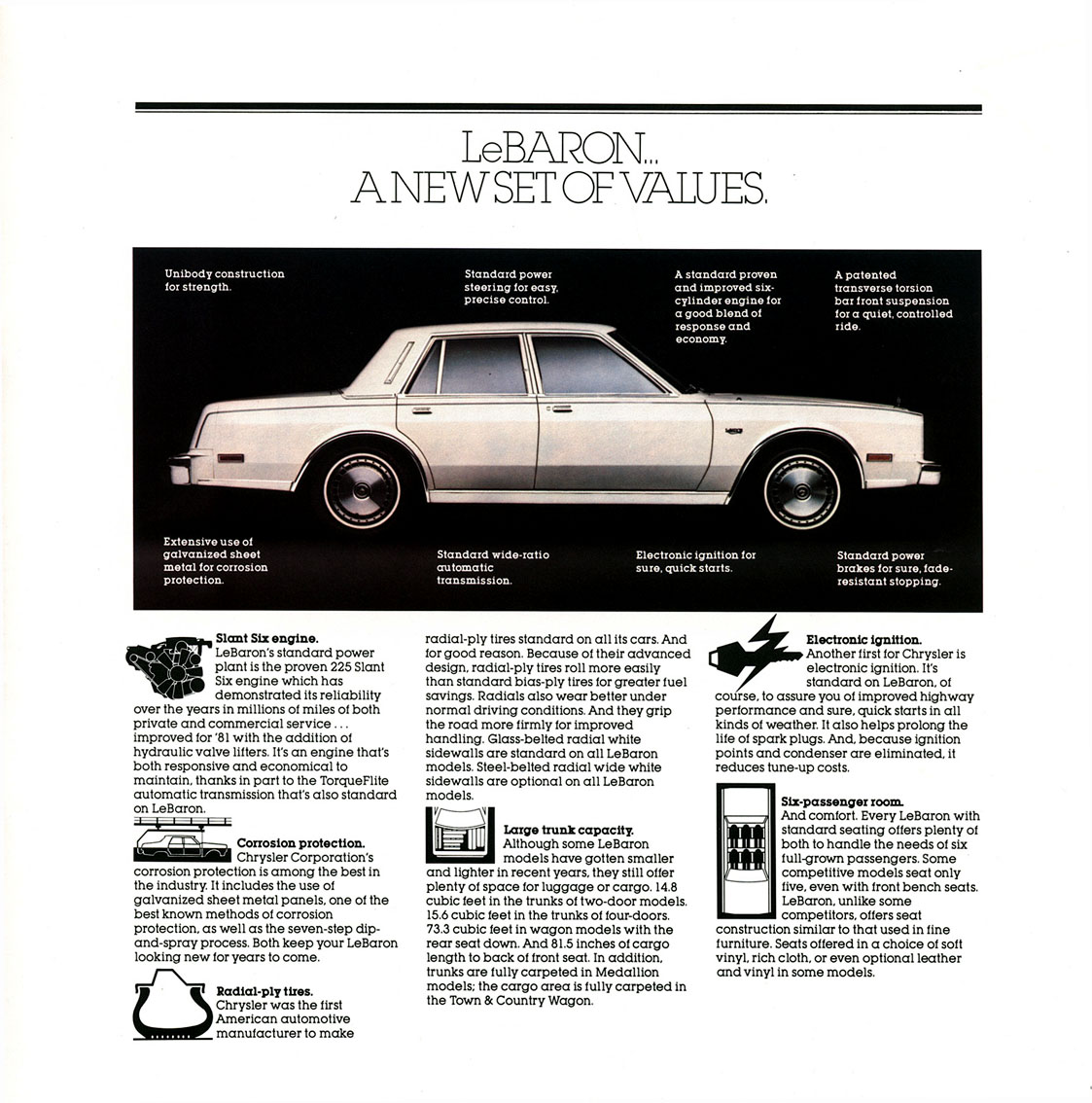 1981 Chrysler LeBaron Brochure Page 2